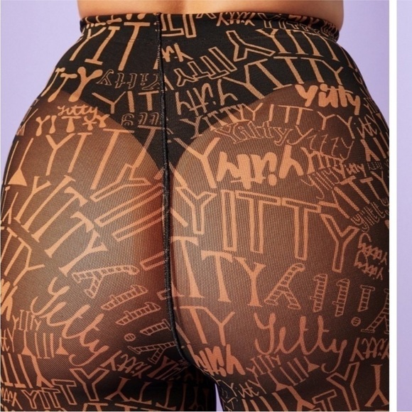 NWT Fabletics Yitty Mesh Me Smoothing High Waist Bike Shorts Large - Picture 3 of 4